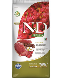 N&D GrainFree Quinoa CAT Urinary Duck & Cranberry 5kg