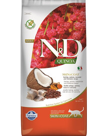 N&D Quinoa CAT Skin & Coat Herring & Coconut 5kg