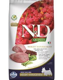 FARMINA N&D Quinoa Dog Adult Mini Weight Management Granule pre psov 2,5 kg