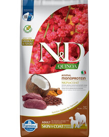 N&D Quinoa Dog Adult Medium&Maxi Skin&Coat Venison & Coconut 7 kg