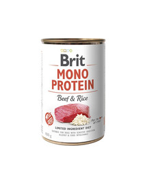 BRIT Mono Protein Beef & Rice 400 g