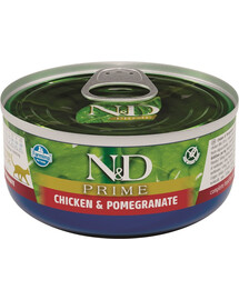 N&D Cat prime chicken & pomegranate 80 g