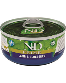 N&D CAT PRIME Adult Lamb & Blueberry 80 g