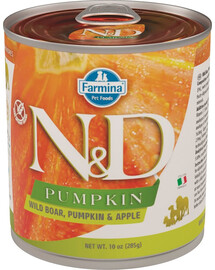 FARMINA N&D Pumpkin konzerva pre psa - divina a jablko 285 g