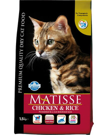 FARMINA MATISSE- Krmivo pre mačky kura a ryža 1,5 kg