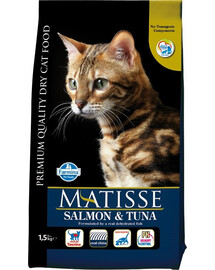 FARMINA MATISSE Granule s lososom a tuniakom pre mačky 1,5 kg
