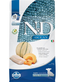 N&D Ocean Dog Puppy Mini cod, pumpkin & cantaloupe melon 800 g pre šteňatá a gravidné sučky