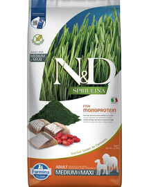 N&D Spirulina Adult Medium&Maxi Herring & Wolfberry 7 kg