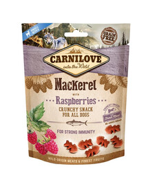 CARNILOVE Dog Crunchy Snack Mackerel&Raspberries 200g