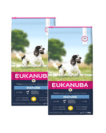 EUKANUBA Thriving Mature Medium Breed 2 x 15kg kuracie granule
