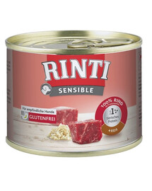 RINTI Sensible Hovädzie mäso s ryžou 12x185 g