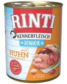RINTI Kennerfleish Junior Chicken 6x800 g
