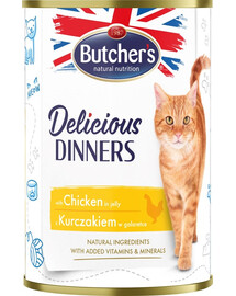 BUTCHER'S Delicious Dinners s kuracím 400g