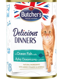 BUTCHER'S Delicious Dinners s morskými rybami 400g