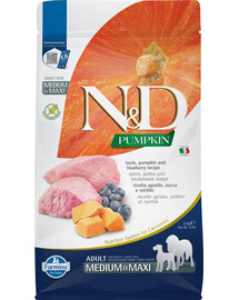 N & D Grain Free Pumpkin DOG Adult M / L Lamb & Blueberry 2,5 kg