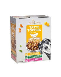 APPLAWS Taste Toppers Multipack konzervy v omáčke pre psov 8x156 g