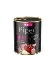PIPER Animals z żołądkami wołowymi 800 g mokra karma dla dorosłych psów