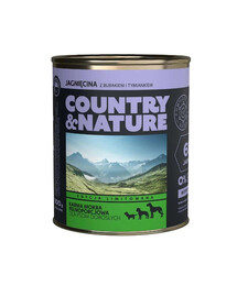 COUNTRY&NATURE Jahňacie krmivo bez obilnín 800 g