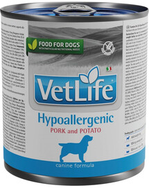 FARMINA VetLife Hypoallergenic Duck & Potato dietetické krmivo pre psov 300 g
