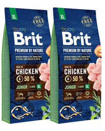 BRIT Premium By Nature Junior Extra Large XL 2 x 15 kg