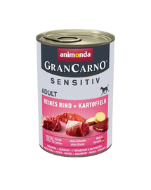 Grancarno Sensitive wołowina z ziemniakami 400 g