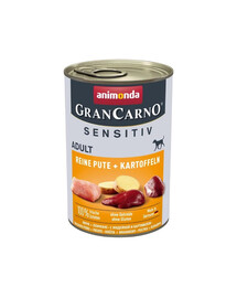Grancarno Sensitive indyk z ziemniakami 400 g