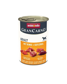 GranCarno Adult with Beef&Poultry 400 g z wołowiną i drobiem dla dorosłych psów