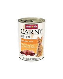 Carny Kitten Poultry&Beef 400 g drób i wołowina dla kociąt