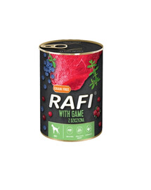 RAFI Game z dziczyzną 400 g mokra karma dla psa