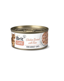 BRIT Care Cat chicken breast & rice 24 x 70 g pierś z kurczaka i ryż