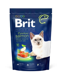 Cat Premium by Nature Sterilised salmon 1,5 kg