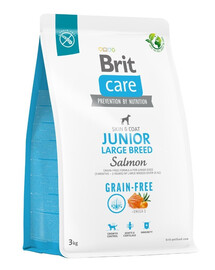 Care Grain-free Junior Large Breed karma sucha z łososiem 3 kg