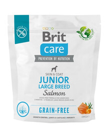 Care Grain-free Junior Large Breed karma sucha z łososiem 1 kg