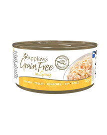 APPLAWS Cat Adult Grain Free in Gravy Chicken kurczak w sosie 70 g