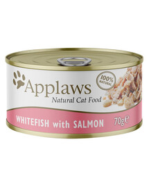 APPLAWS Cat Whitefish & Salmon 70g