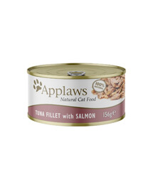 APPLAWS Cat Filet s tuniakom a lososom 156 g