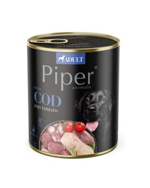 PIPER Dog Treska s paradajkami 800 g