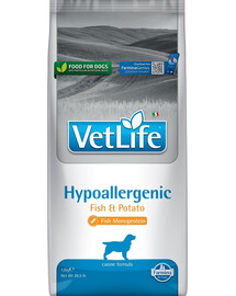 FARMINA Vet life hipo fish & potato dog 12 kg