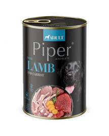 PIPER Dog Jahňacie mäso s mrkvou 400 g