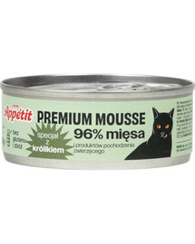 APPETIT PREMIUM Mousse z królikiem dla kota 85 g