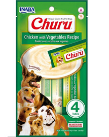 INABA Churu Chicken with vegetables 4x14g