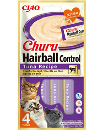 INABA Churu Hairball Tuna 4x14 g