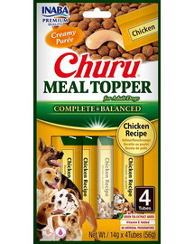 INABA Dog Meal Topper Chicken 4x14 g