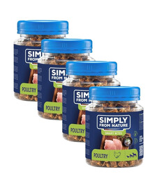SIMPLY FROM NATURE Smart Bites hydina 4x130 g