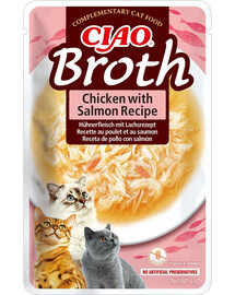 INABA Cat CIAO Broth Bulion Chicken & Salmon 40g