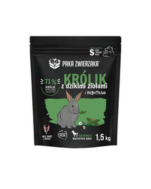 SEVENTH HEAVEN 1,5 kg Suché krmivo králik s divokými bylinkami pre šteňatá