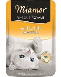 MIAMOR Ragout Royale in Jelly Chicken vrecúško pre mačky 100 g
