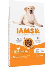 IAMS For Vitality Granule pre psov veľkých plemien s kuracím mäsom 5 kg