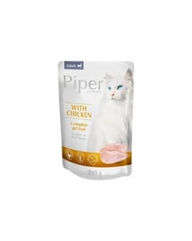 PIPER Animals Adult Chicken mokré krmivo pre mačky 10x100 g