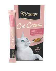 MIAMOR Cat Cream krem s lososom 6 x 15 ml
